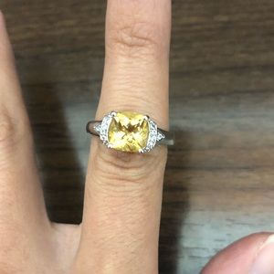 Zales Citrine ring
